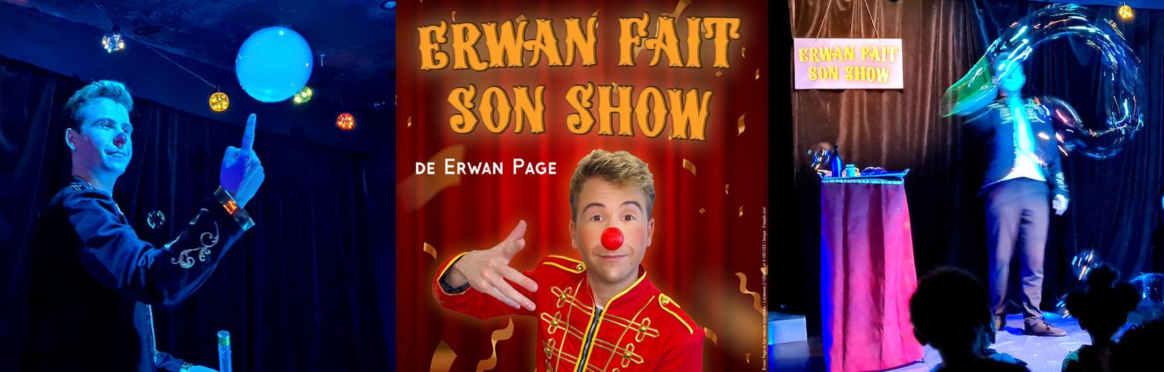 Visuel go erwan fait son show